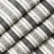 Upholstery Fabric - Black,Grey & Silver Stripe Upholstery Fabric 54 Inches"